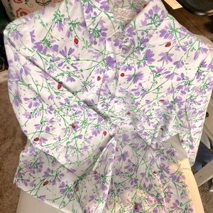 Vintage cotton button up. 1980’s super cute!